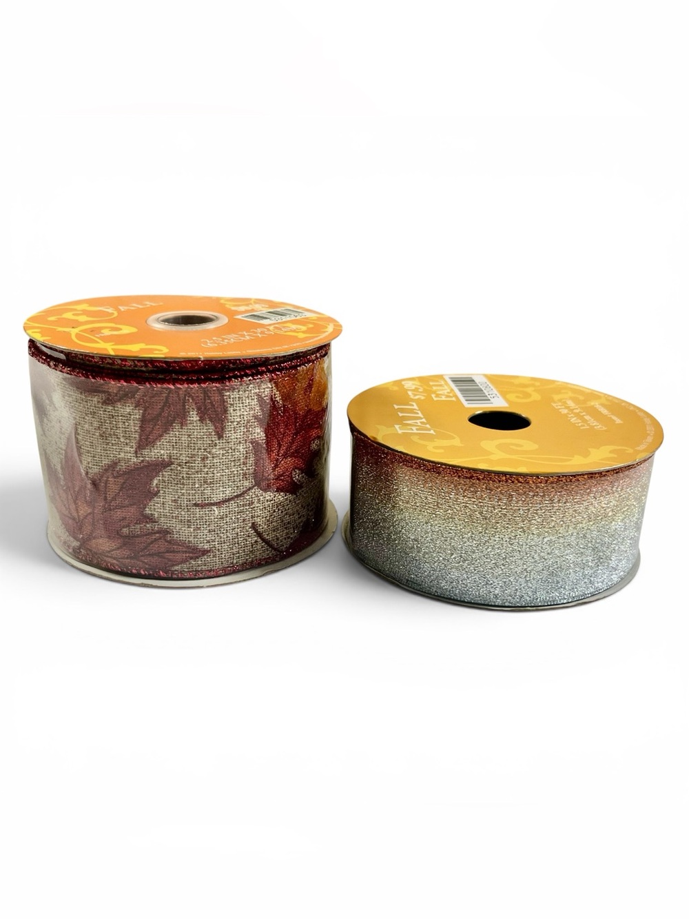 🍂 Fall Ribbon Bundle – 2 Wired Ribbon Rolls – $6 🍂 - Picture 1 of 6